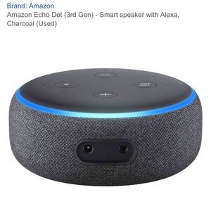 Amazon Echo Dot 3rd Gen Charcoal Smart Speaker